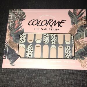 ColorMe Pink Animal Print Gel Nail Strips Set